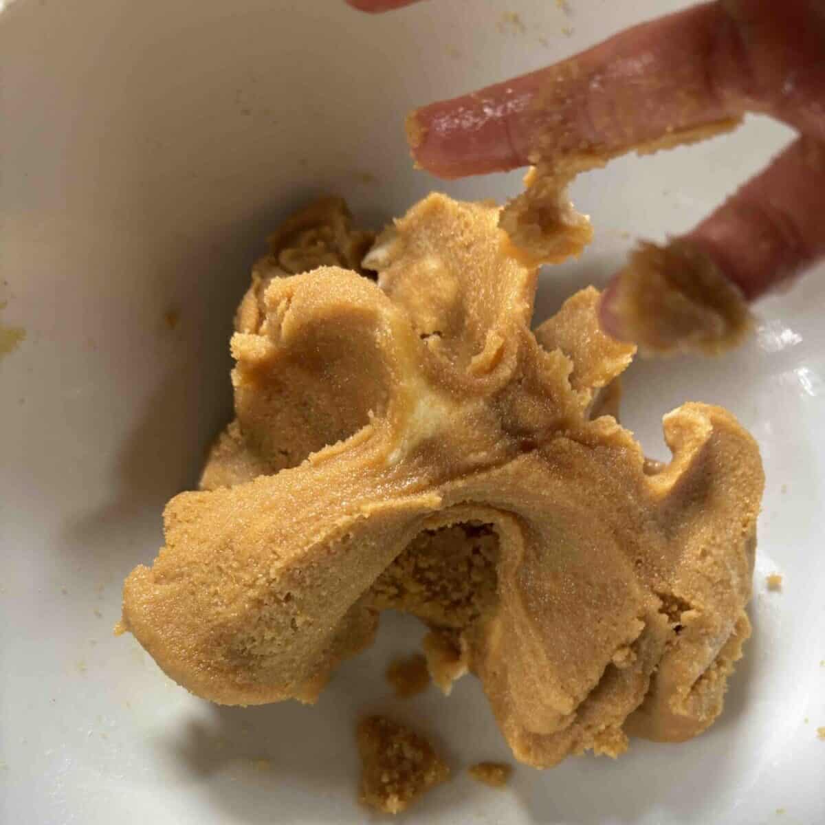 Butter and maple sugar combined.